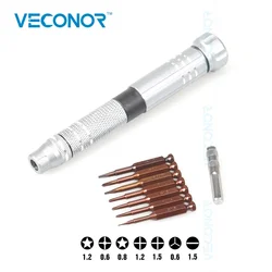 9PCS Multi-Bit Precision Torx Screwdriver Set iPhone Cell Phone PC PSP Repair Disassembly Tool Set