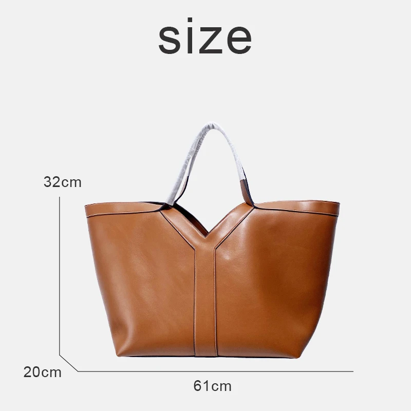 Free Custom Initials Oversize Tote Bags For Women Luxury Designer Handbag Purses 2025 New In PU Large Capacity Underarm Shoulder image 2