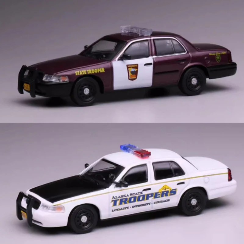 

596 1:64 масштаб Victoria Crown CV сплав имитация модели автомобиля статическая коллекция украшенные праздничные подарки игрушки сувенирный подарок