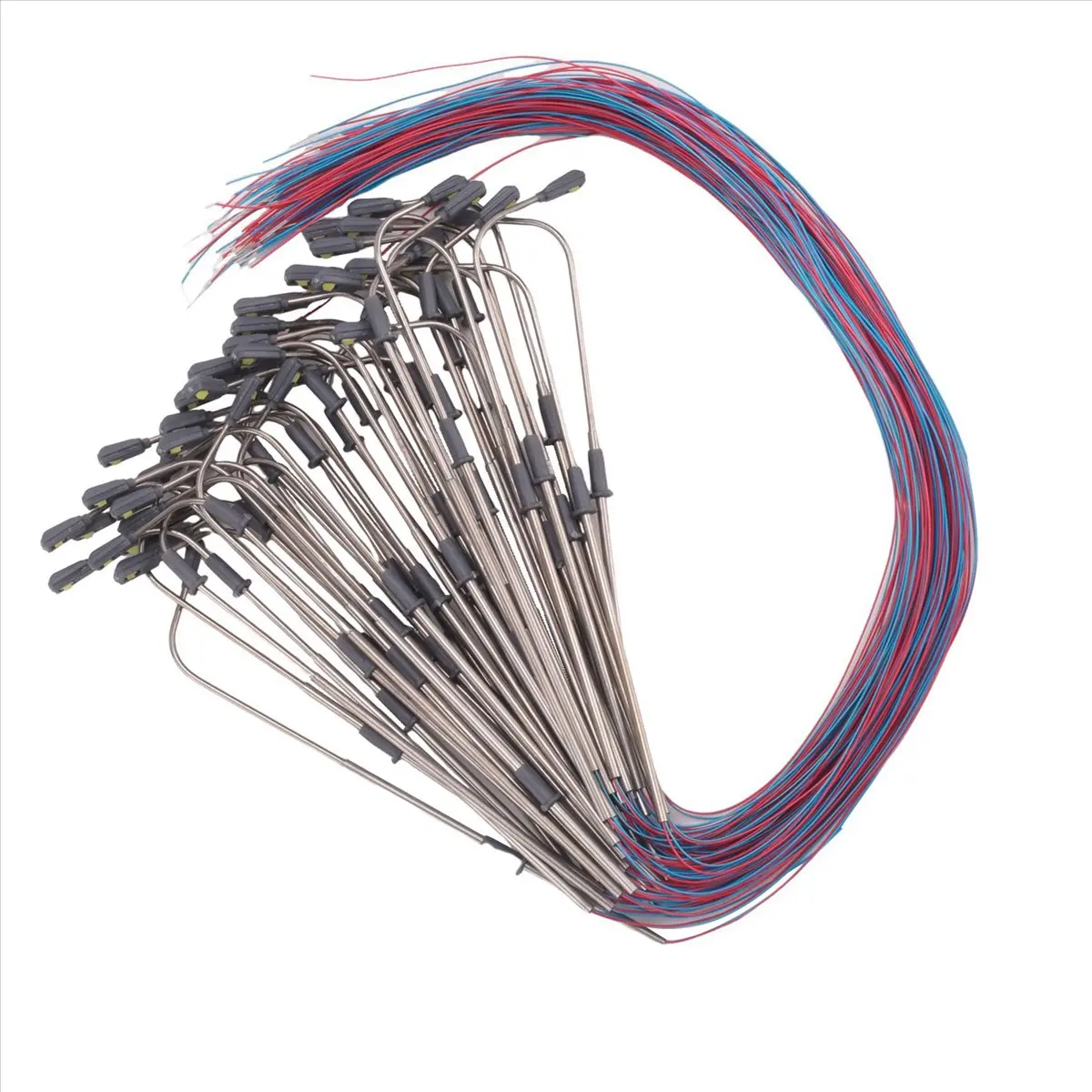 50 قطعة 1:150 نموذج ضوء الشارع قطار السكك الحديدية مصباح LED حديقة مصابيح إضاءة للمناظر الطبيعية في الهواء الطلق ساحة ضوء لعبة ذاتية الصنع