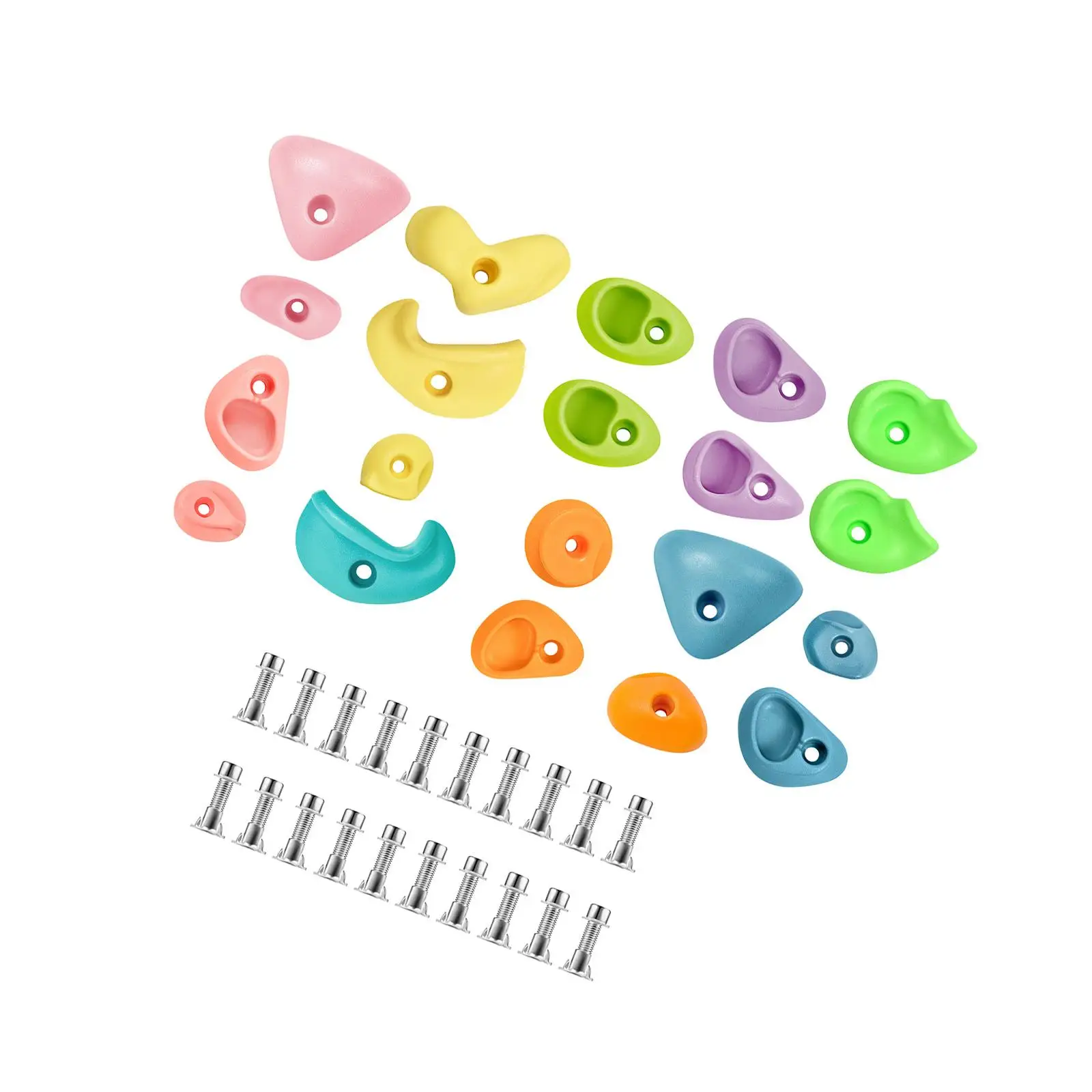 Rock Climbing Holds Anti Slip Climbing Stones Toys for Kids Outdoor Indoor