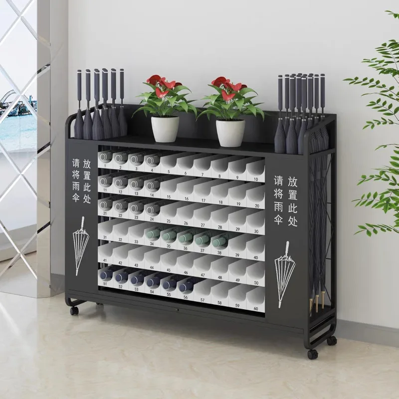 Commercial Hotel Lobby Office School Classroom Storage Umbrella Cabinet Multifunctional Umbrella Stand