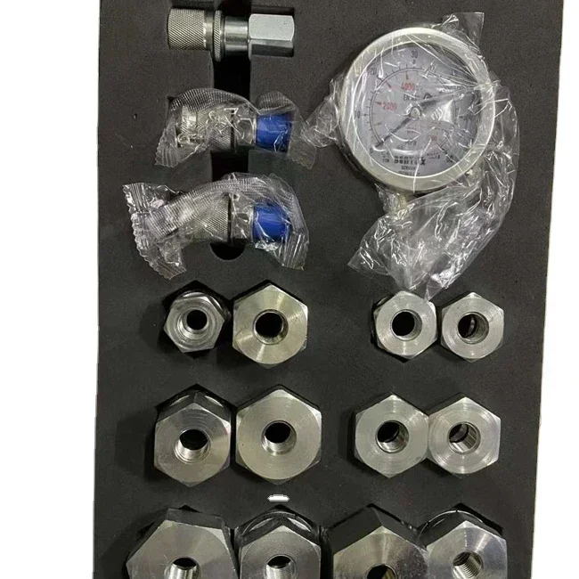 

Construction Machinery Parts Pressure measuring plug set & hydraulic pressure test kit
