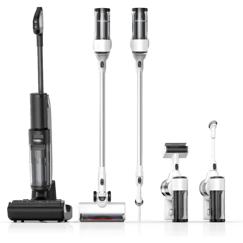 Floor ONE Switch Wet Dry Vacuum Cleaner, Smart Floor Washer Multi-Function,Self-Cleaning,Extended Battery Lifespan 65Min Runtime