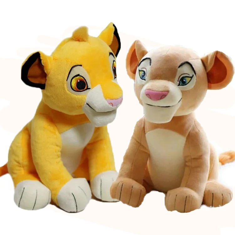 High Quality The Lion King Simba Plush Toy Bing Soft Stuffed Animal Toy Plush Doll Nala Mufasa Children Birthday Christmas Gift