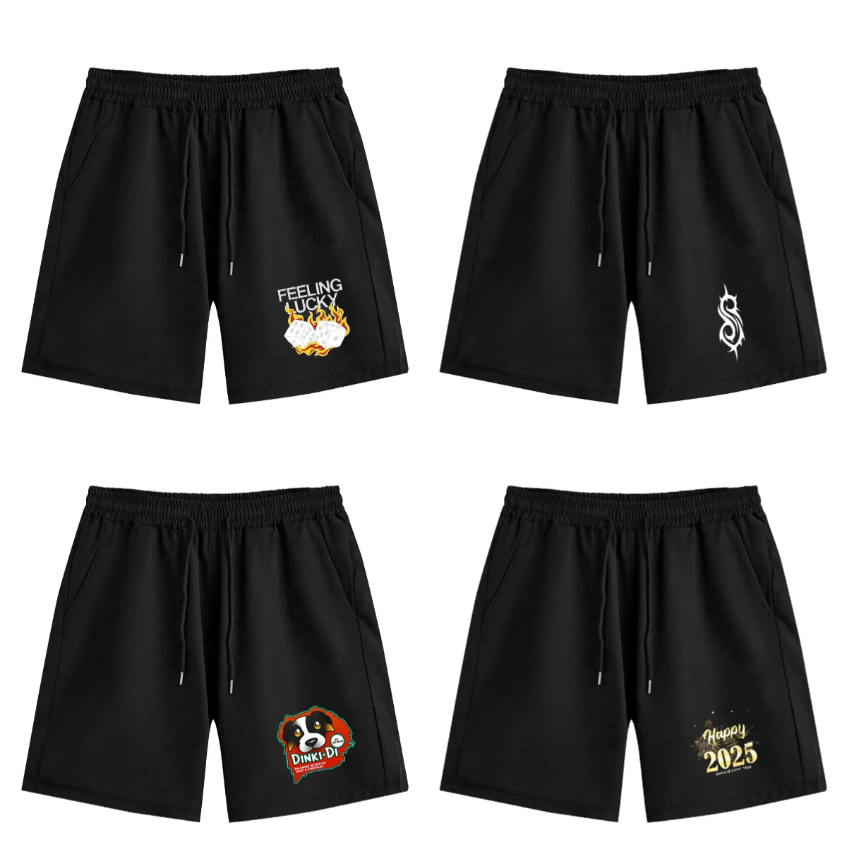 

Новинка лета 2024, мужские повседневные шорты для мужчин, пляжные шорты для фитнеса с принтом, фантастические хлопковые удобные однотонные короткие штаны