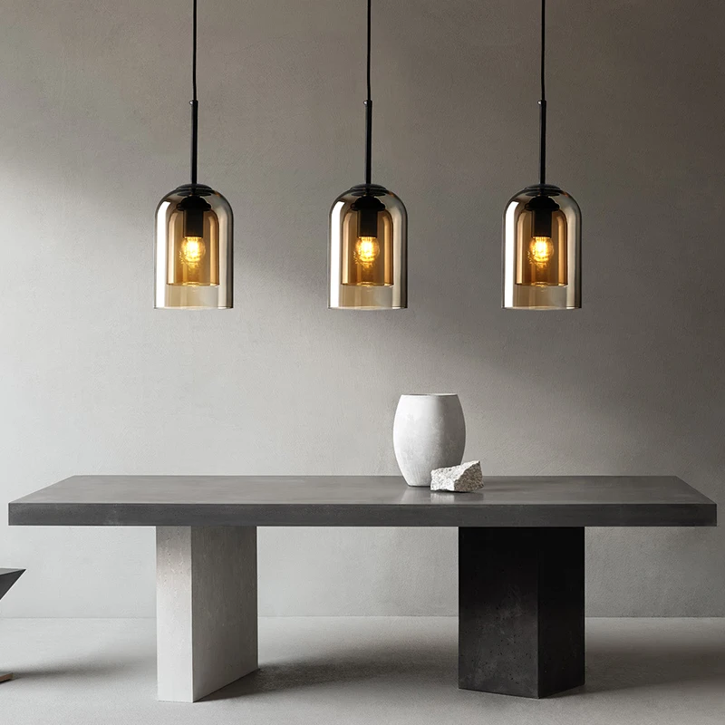 

Restaurant pendant light, homestay bedside pendant light, home use modern simple glass dining table, bar lighting