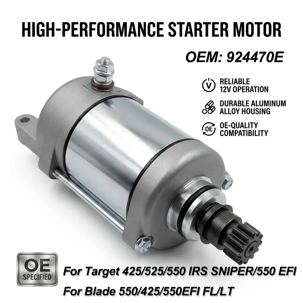 

ATV Start Motor Assy For Target 425 525/550 IRS SNIPER/550 EFI 924470E For Blade 550 425/550EFI FL/LT ATV Accessories
