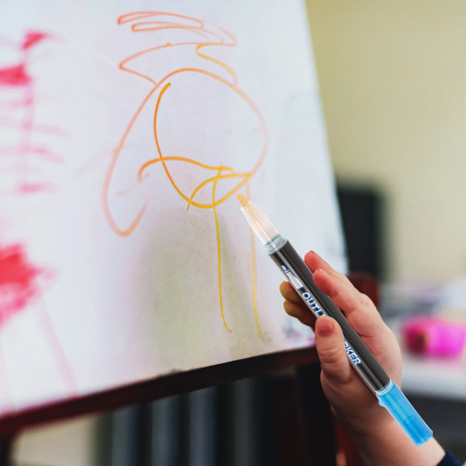 24 قطعة علامات بريق خط مزدوج متعدد الوظائف أقلام تمييز لدراسة الملاحظات الحرف الفنية Diy بها بنفسك اللوازم المكتبية المدرسية