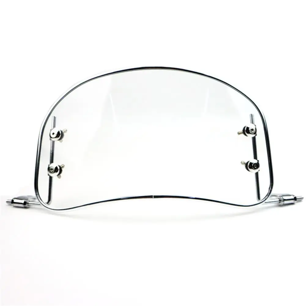 Retro Motorcycle Windshield Front Wind Deflector Windscreen Modified Accessories For Scooter E-bike Electromobile Universal