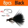 8pcs Black