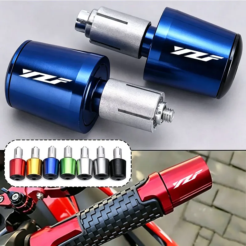 Motorcycle Handle Bar Ends Weight Handlebar Grips Cap Accessories For Yamaha YZF R125 R7 R6 R1 R3 YZF-R125 YZF-R7 YZF-R3