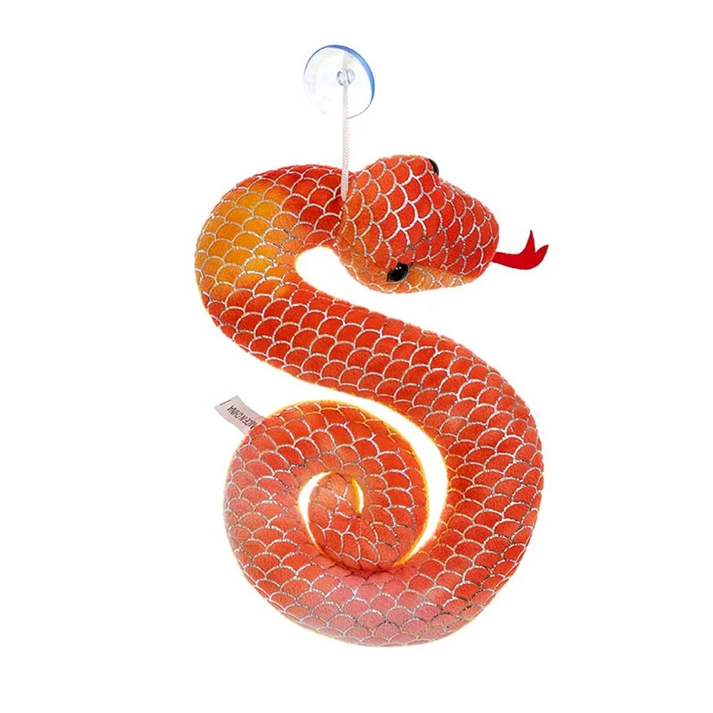 Soft Stuffed Doll Little Snake Plush Toy 2025 Chinese New Year Collection Plush Snake Key Chain Zodiac Mascot Doll Gift