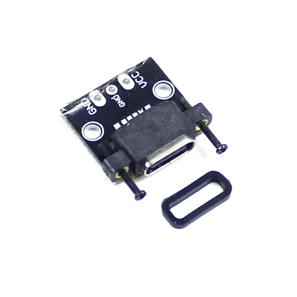 Type-C Female USB3.1 Test PCB Board With Screws Waterproof Adapter Type C 12P Connector Socket For Data Line Wire Cable Transfer
