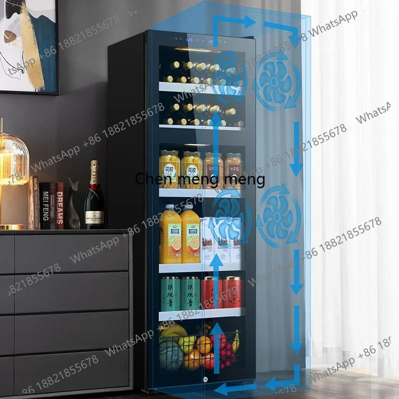 

D150YH-182 Wine Cabinet Constant Temperature Home Living Room Tea Ice Bar Refrigerated Wine True Dual Temperature