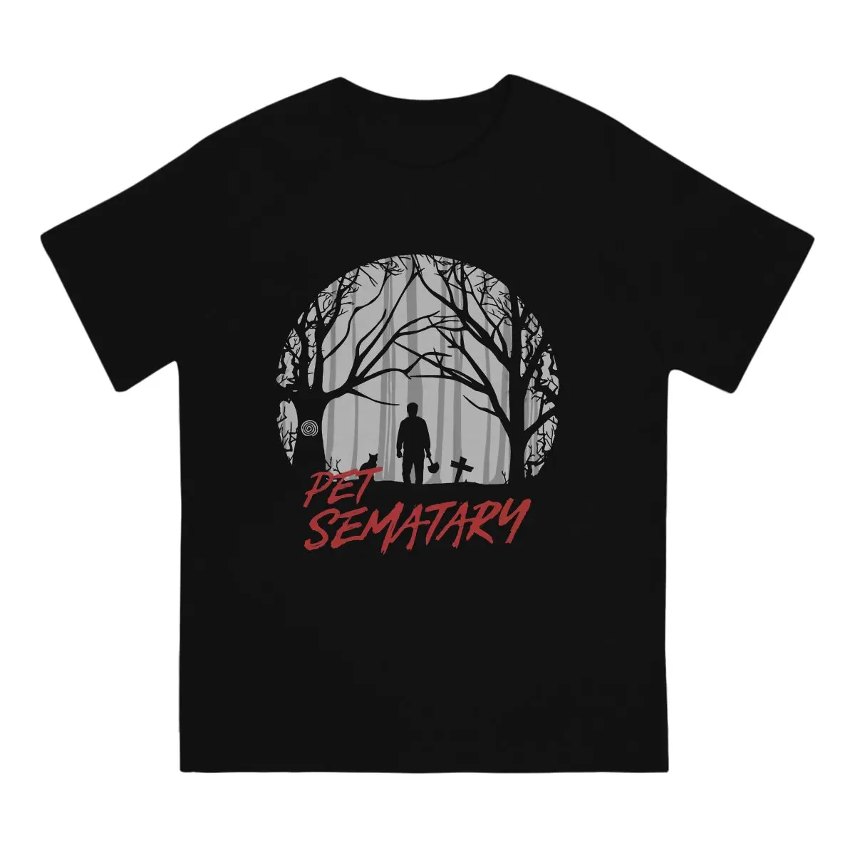 Men's T-Shirt Reanimated Awesome Pure Cotton Tees Short Sleeve Pet Sematary T Shirts Crewneck Clothing Gift Idea