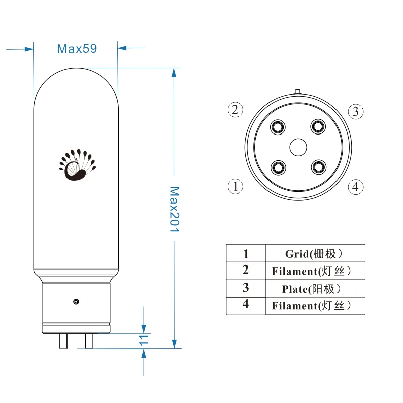 PSVANE Noble Voice 211 845 electronic tube new authentic precision matching