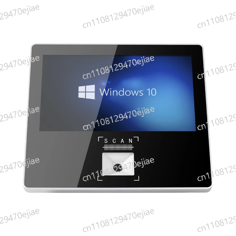 11.6 Inch Touch Screen Terminal Fixed Installation 1D 2D Barcode Scanner Support WiFi Android 11 Win10 System