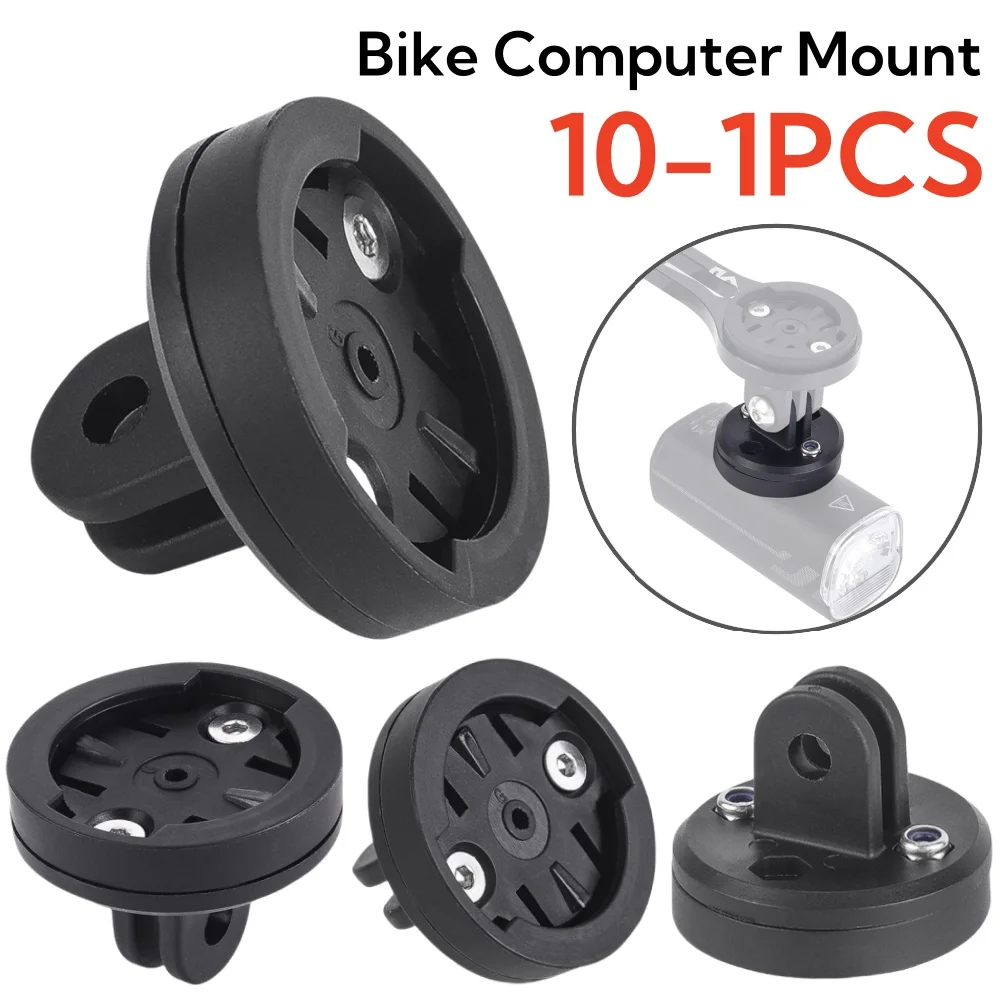 Bicycle Camera Adapter Mount Adjustable Angle MTB Road Bike Computer Base Cycling Front Light Bracket for Garmin/XOSS/Magene