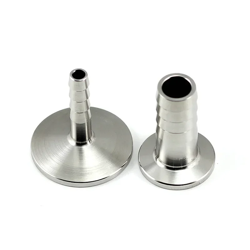 4pcsStainless Steel 304 KF25 Flange Adapter for Vacuum Hose Barb Fittings Vacuum Barb Hose Tubing Flange Adapter Connector Joint