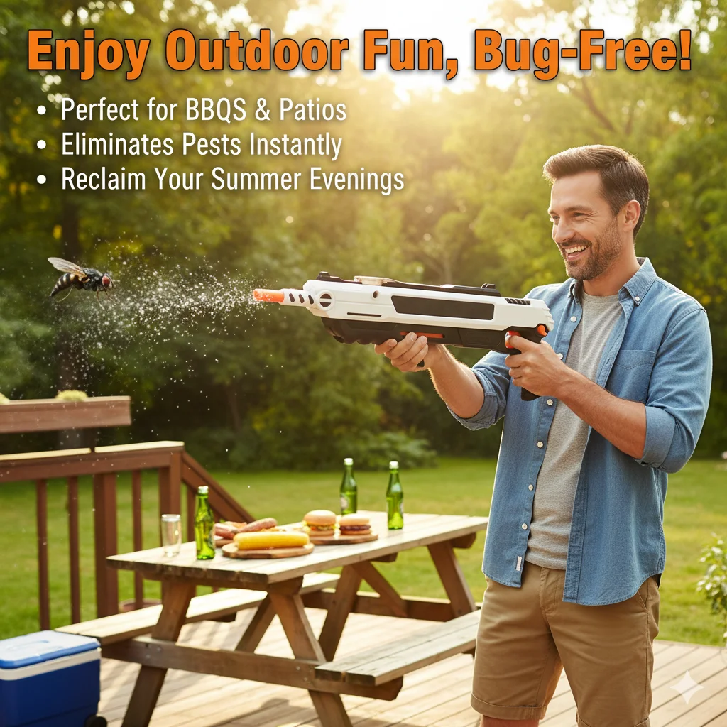 New Salt Shooting Toy Fly Killer Manual Accurate Aiming Pest Control Tool Indoor Simulation Game Toy For Adults Kids Home Use