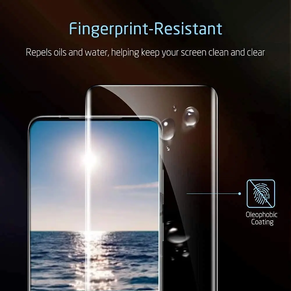 9H Tempered Glass For Samsung Galaxy S21 Ultra 5G 2/4Pcs Curved Four Sides Glue Screen Protector