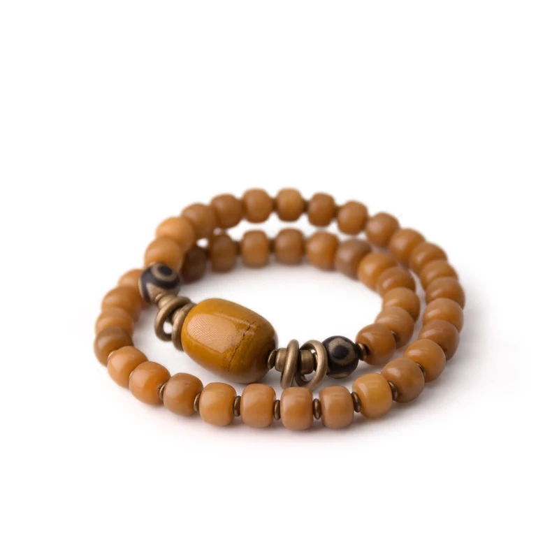 

Ethnic Style Bodhi Root Wenwan Buddha Bead Bracelet Women's Accessories Retro Personality Bracelet Hand Accessories