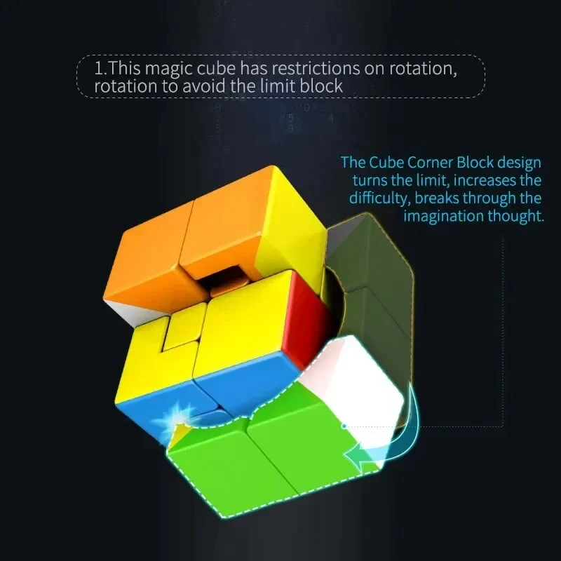 [CubeFun]MoYu MeiLong Puppet 1 Puppet 2 Magic Speed Cube Professional Puzzle Fidget Toys Gifts For Children