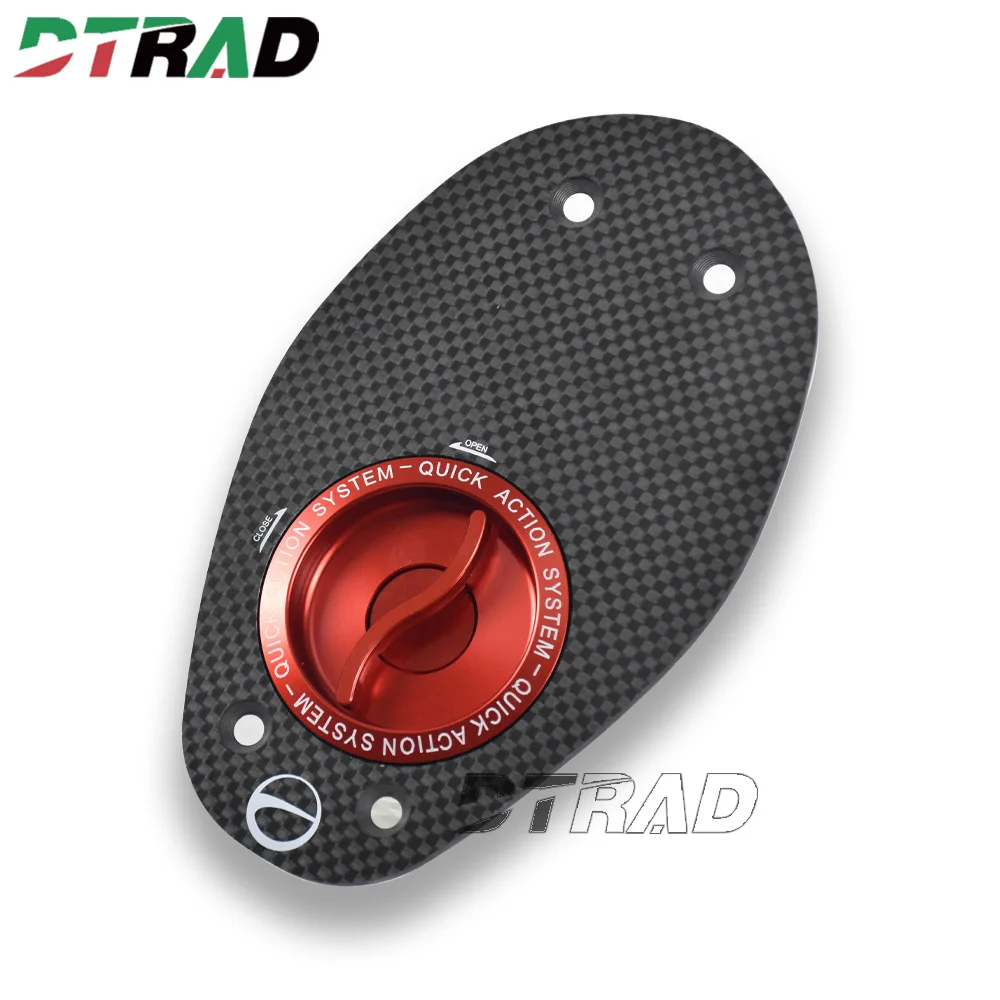 ألياف الكربون عمل سريع غطاء حشو الوقود ل DUCATI MULTISTRADA SPORT 1000/S 620 GT1000 دراجة نارية بدون مفتاح غطاء خزان البنزين