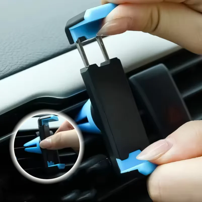 Multi-functional Snap-on Mobile Phone Holder for Car Navigation Mobile Phone Holder Without Blocking The Air Vent CarAccessories