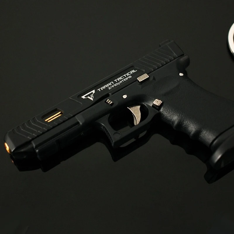 1:3 Semi Alloy G34 Pistol Model Disassemble Mini Gun Toy Keychain Bag Pendant Craft for Chlidren Adults