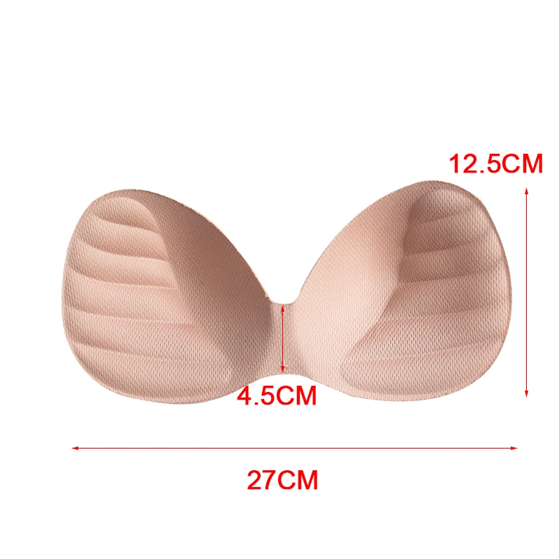 Inserti imbottiti per Bikini da donna reggiseno per il seno Enhancer Push Up Chest Invisible Pad