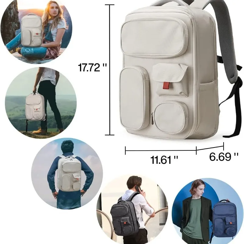 

Male and female double shoulder computer bag travel backpack go out portable wet and dry partition waterproof student backpack