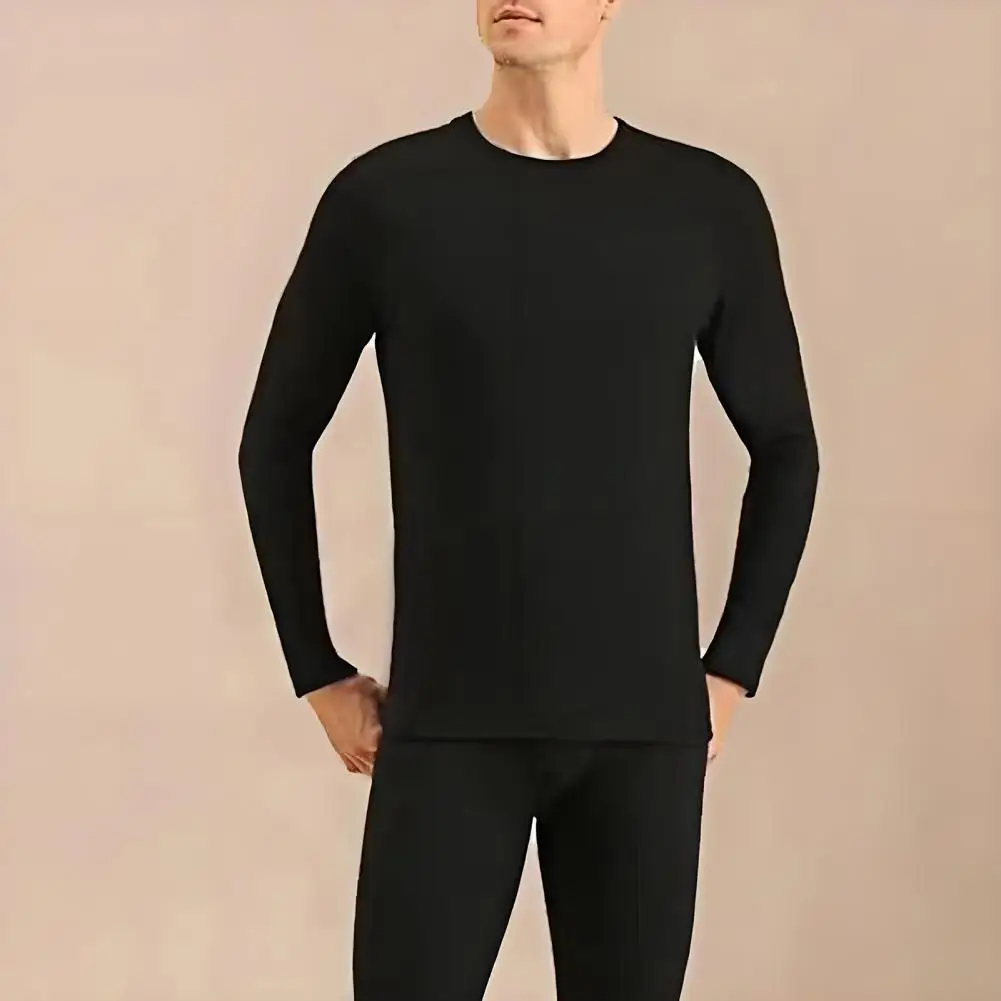 

Elastic Waist Thermal Leggings for Men Men's Fleece Lined Long Johns Base Layer Set for Cold Weather Soft Stretch for Men