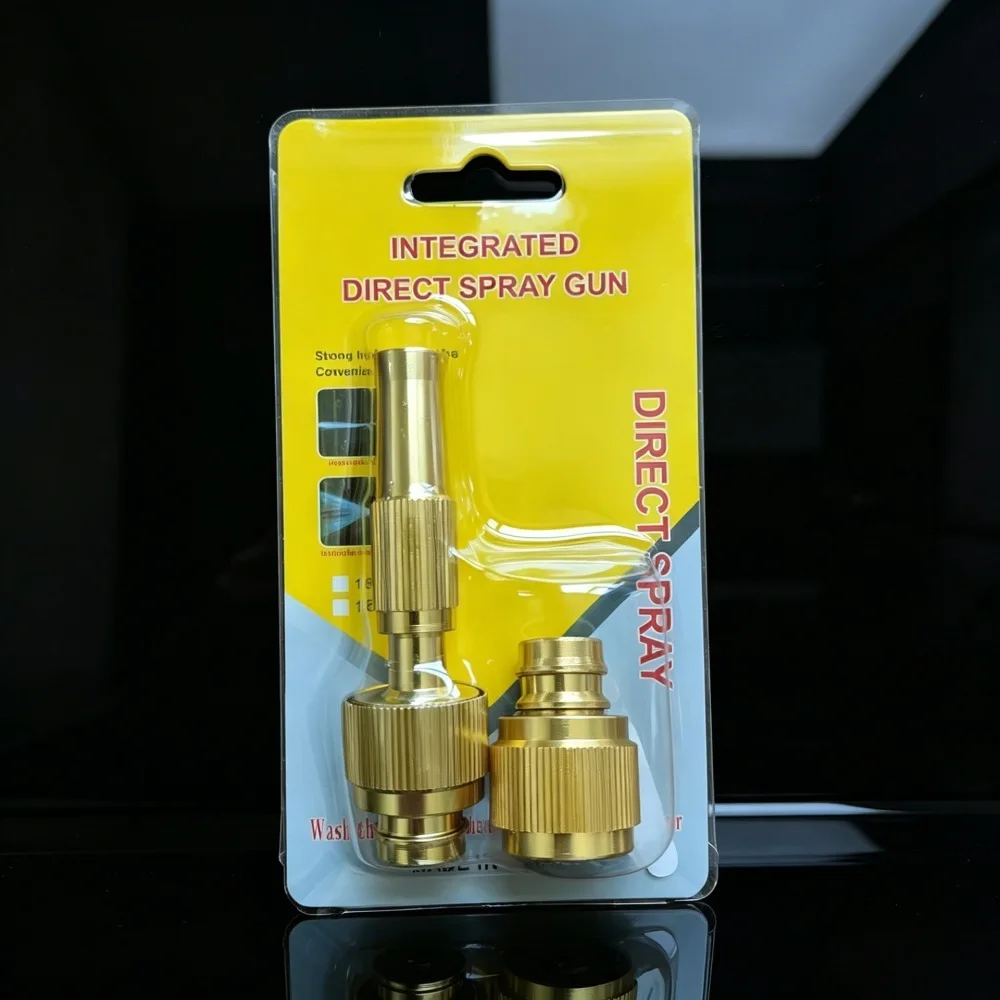 Powerful Pressure Water Sprayer Gun Adjustable Nozzle For Gardening Watering Car Cleaning Universal Garden Hose Fitting