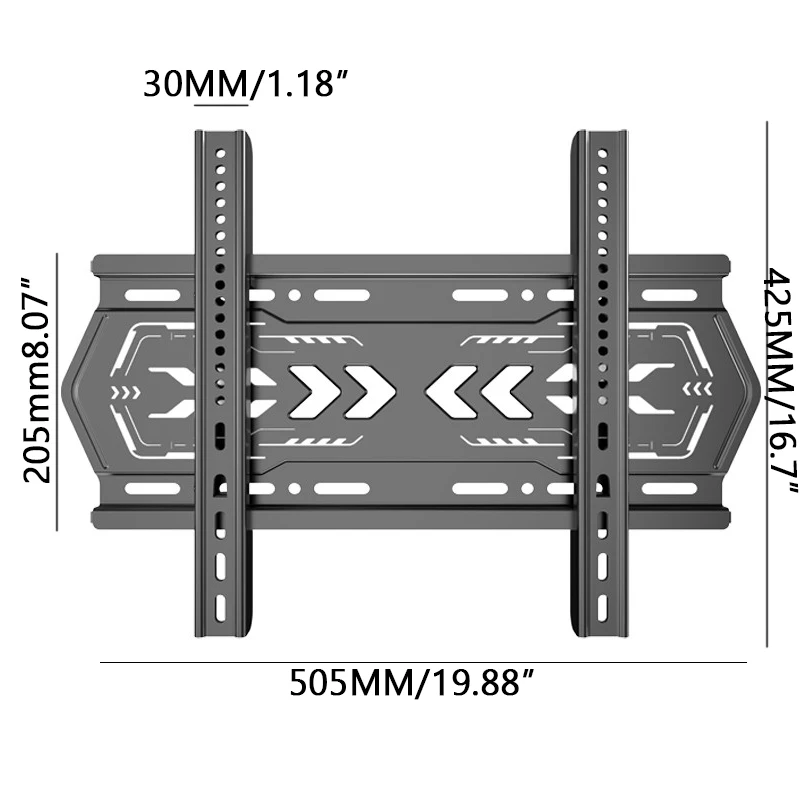 Uchwyt ścienny do telewizora, niski profil do większości telewizorów 32-70 cali, stały uchwyt ścienny Uniwersalne uchwyty do telewizorów Max VESA