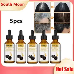 5PCS DARKA Anti-Greying Hair Serum Anti-Greying Repair Serum Hair Lotion Liquid Anti-frizz Hair Herbal