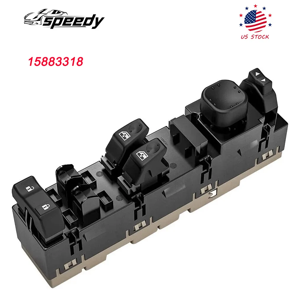 

15883318 Передний левый переключатель стеклоподъемника водителя для Chevy GMC Sierra 03-07 гг.