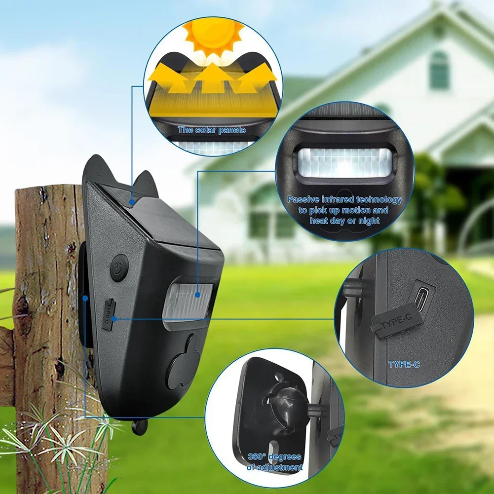 Driveway Motion Sensor Digital Display Monitor Home Security 433MHz FSK Frequency Four-level Volume Adjustment