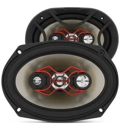 Auto Speaker 6x9 Bravox 140W Rms Quadriaxial B4x69x Sound Kit