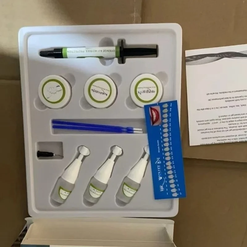 Dental Material Tooth Whitening Agent Dental Cold Light Gel Special Whitening Instrument Double Tube Set Oral Cleaning Care Tool