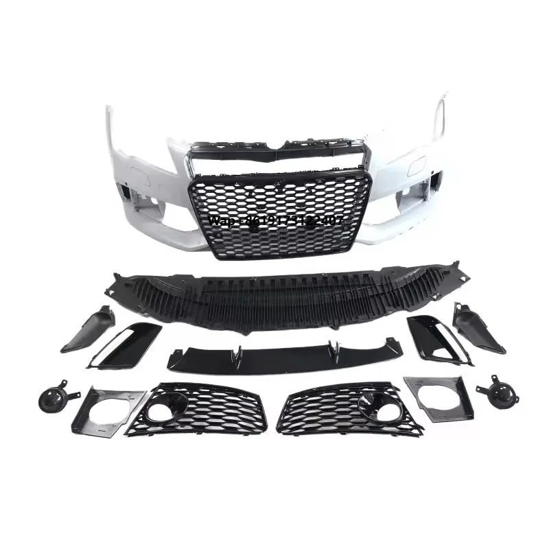 

Car A7 S7 Upgrade RS7 Front Bumper Kit RS7 Style Body Kit With Honeycomb Grille for A7 S7 C7 2009 2010 2012 2013 2014 2015