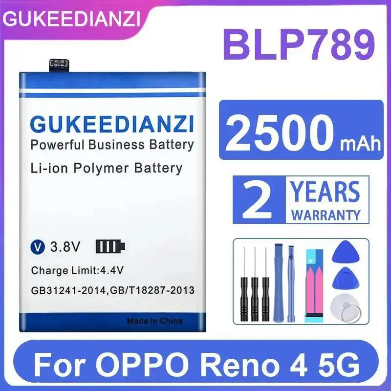 

Долговечный аккумулятор для мобильного телефона 2500 мАч BLP789 для Oppo Reno 4 5G