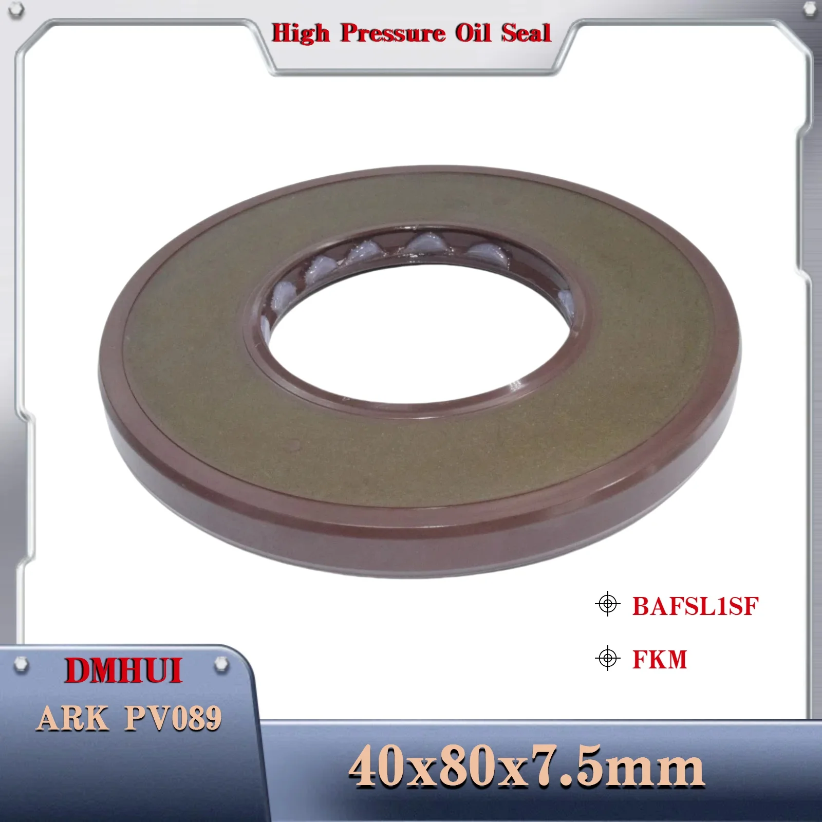 

For ARK PV089 Hydraulic Piston Pump Shaft Seal FKM 40x80x7.5 mm BAFSL1SF Hydraulic pump repair kit Motor Oil Seal