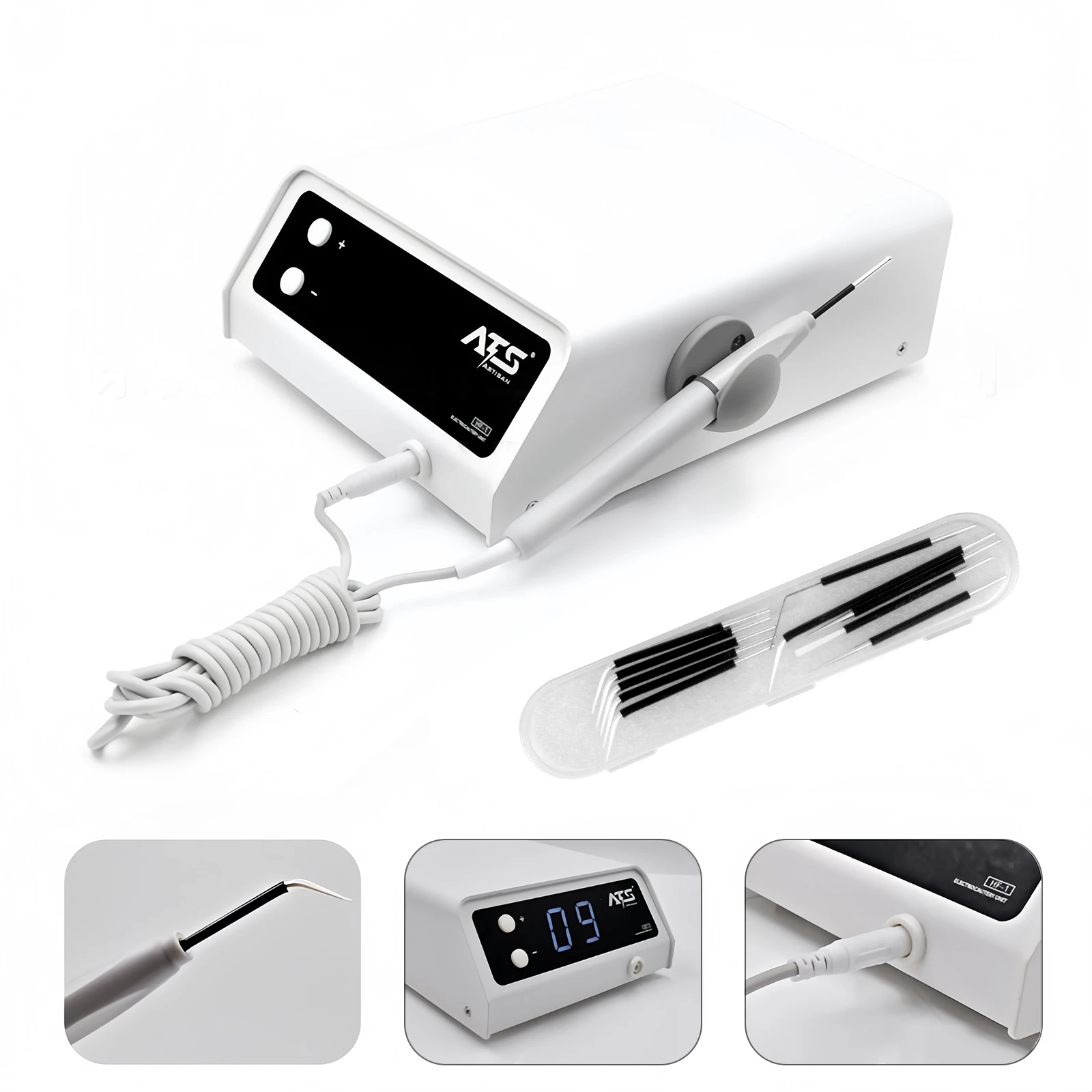 Dental Electrosurgery Unit Dentisty System-High Frequency Surgical Scalpel Cutting Unit with 9 Electrodes& Box 110V/220V