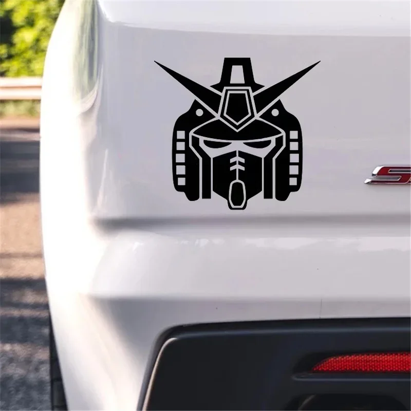 Gundam Anime Cartoon Car Stickers Fashion Creative Decals Rear Windshield Trunk Reflective Stickers Decal Decoration Accessories