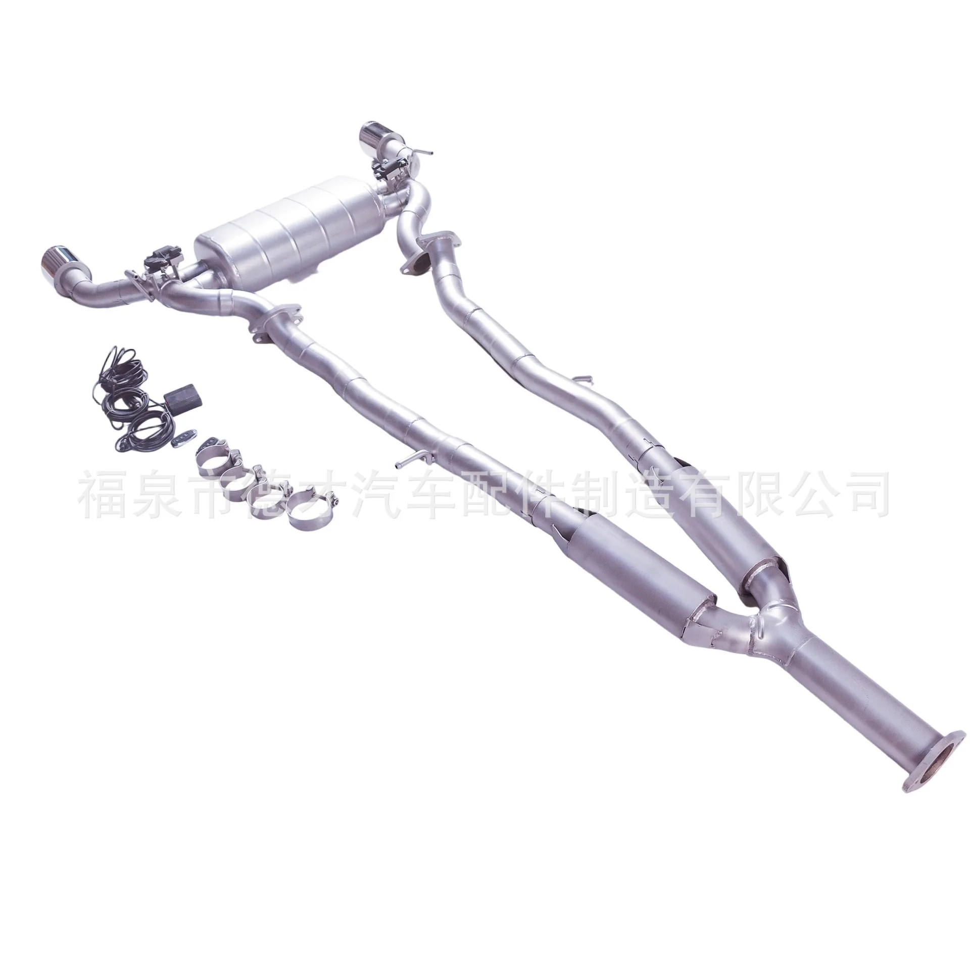 

Suitable for Infiniti Q50 3.7L to HKG mid-tail exhaust system exhaust pipe sound wave installation in place