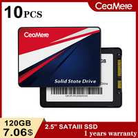 CeaMere SSD 5Pcs-10Pcs 120GB 240GB 480GB Hard drive disk 2.5 \