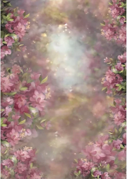 Spring Pink Peach Blossom Photography Backdrops Dreamlike Fairy Tales Scene Weddig Photo Studio Background Video