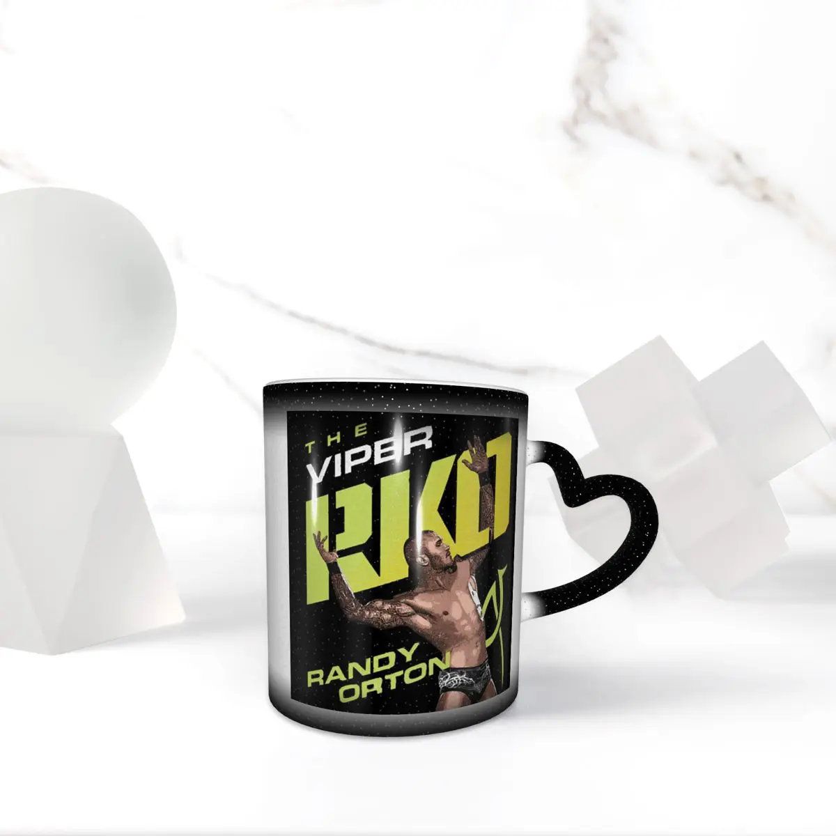 RKO Everybody Distressed Randy Orton Fans Graphic Mug Funny Ceramic Coffee Cups Tea Mugs Milk Cup Drinkware Gifts for Friends